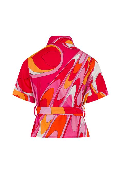 Camicia con fiocco EMILIO PUCCI | PY5A21 S023250EAR